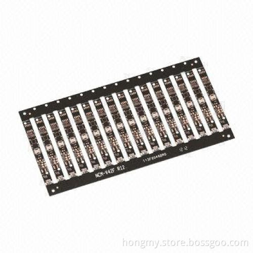 High-density Multilayer PCB, Made of FR-4, with OSP Finish, Black Soldermask